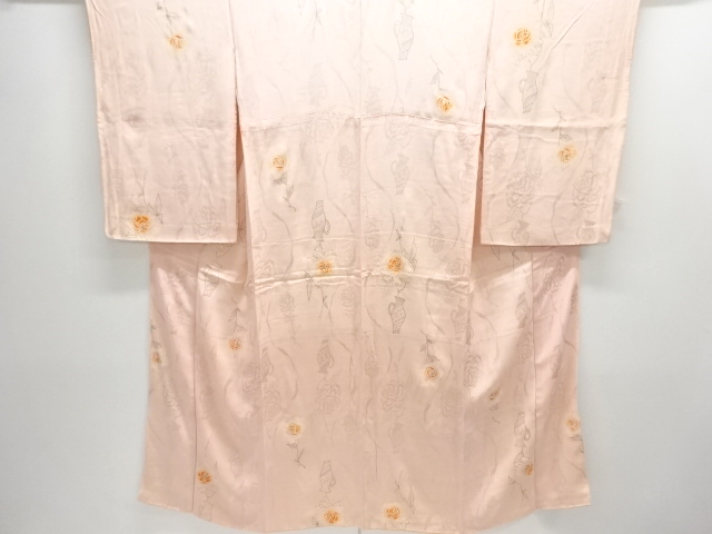 Japanese Kimono / Chirimen Kinsha Combined weave